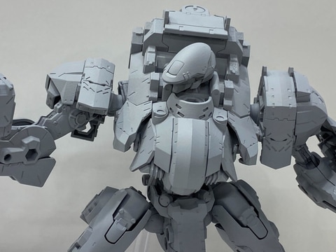 ヘキサギア製品の原形が複数展示。多脚戦車「ブロッケード・アイビー