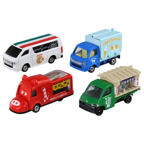 いろいろなたべものの移動販売車がトミカに！ 「トミカ わくわく
