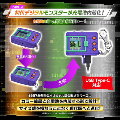 液晶玩具「デジモンVer.3～Ver.5」がカラー液晶になって復刻！ 本日4月
