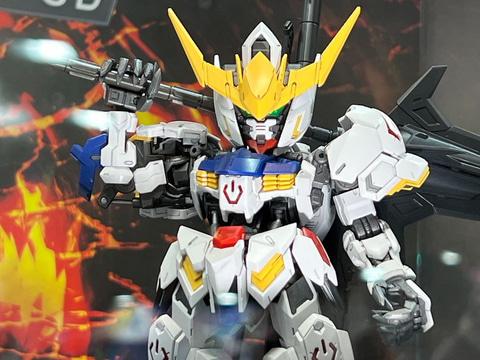 ガンプラ「MGSD ガンダムバルバトス」の試作品が展示！「ガンダム