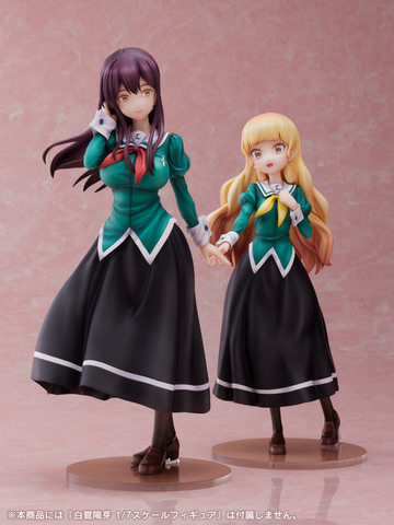 私の百合はお仕事です！」より白鷺陽芽＆綾小路美月のフィギュアが「F