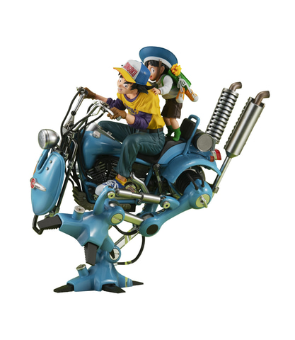 ドラゴンボールZ」より二足歩行ロボットに乗る悟空と悟飯をフィギュア