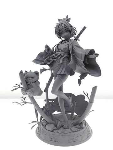 ホロライブ「風真いろは」さんの 1/7スケールフィギュアが登場