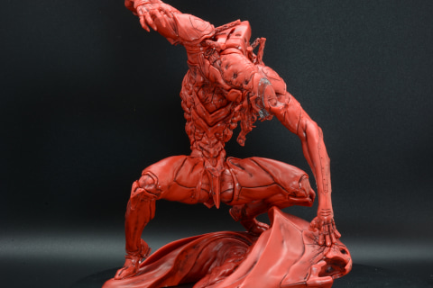 レビュー】海洋堂「ARTPLA エヴァンゲリオン2号機獣化第2形態ザ