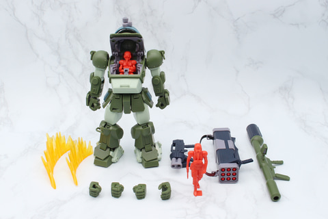 レビュー】「HG スコープドッグ用拡張パーツセット1＆2」レビュー