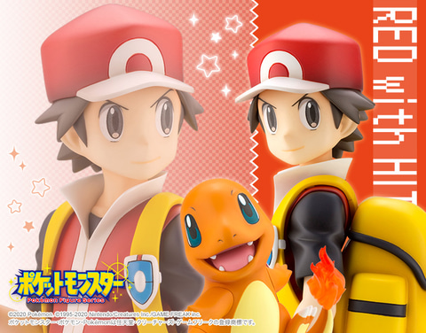 ポケモン」の主人公とヒトカゲのフィギュア！「ARTFX J レッド with