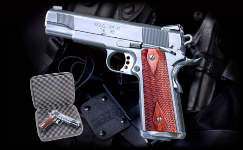 タクティカル45オート「WA L.A.ヴィッカーズ」、WAガンケースに収納