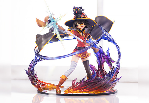 このすば」より、フィギュア「めぐみん -エクスプロージョンver.-」の