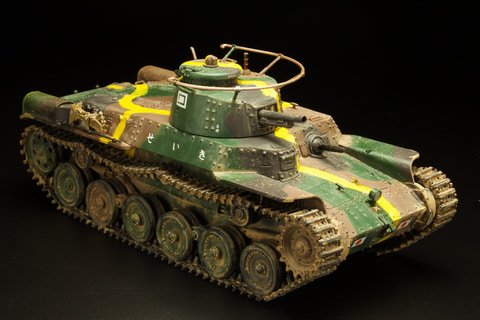 日本陸軍九七式中戦車新車台タイプを再現した1/35スケールプラモデルが