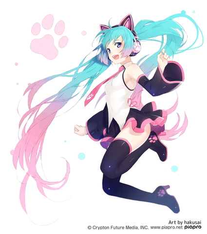 猫耳姿のミクさん！ 「初音ミク」の新たなプライズフィギュアが公開