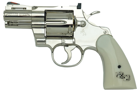 モデルガン「コルト パイソン .357マグナム “スネークアイズ” 2.5