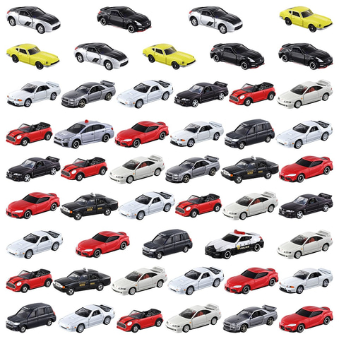 トミカ50周年記念商品「真夜中の湾岸ドライブ50台セット」がタカラ