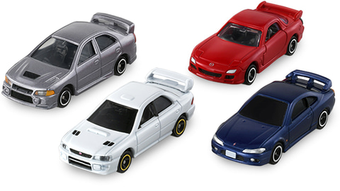 S15シルビア、GC8インプレッサがトミカになって登場！「スポーツカー