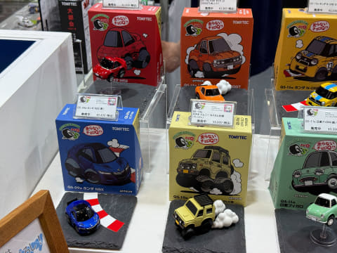 T-SPARK新ブランド「Q VILLAGE」が展示。トミーテック「チョロQ」の