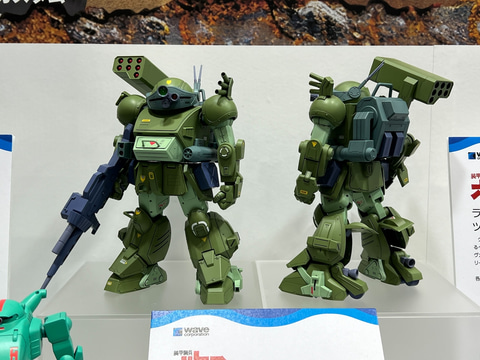 ウェーブ「装甲騎兵ボトムズ」新作プラモ展示！ 「スコープドッグ