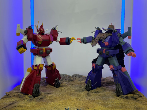 戦闘メカ ザブングル」よりカウボーイハットとマントをつけた「謎の