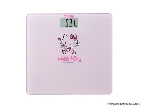 タニタ、誕生45周年を迎える「ハローキティ」コラボの「体重計