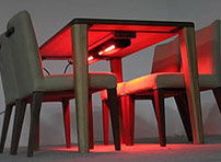 HIDAKAGU、“布団レス”で暖まるヒーター付きテーブル「ステルス