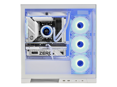 ストーム、MSI製の背面コネクタマザーボード採用で配線が目立たないPC