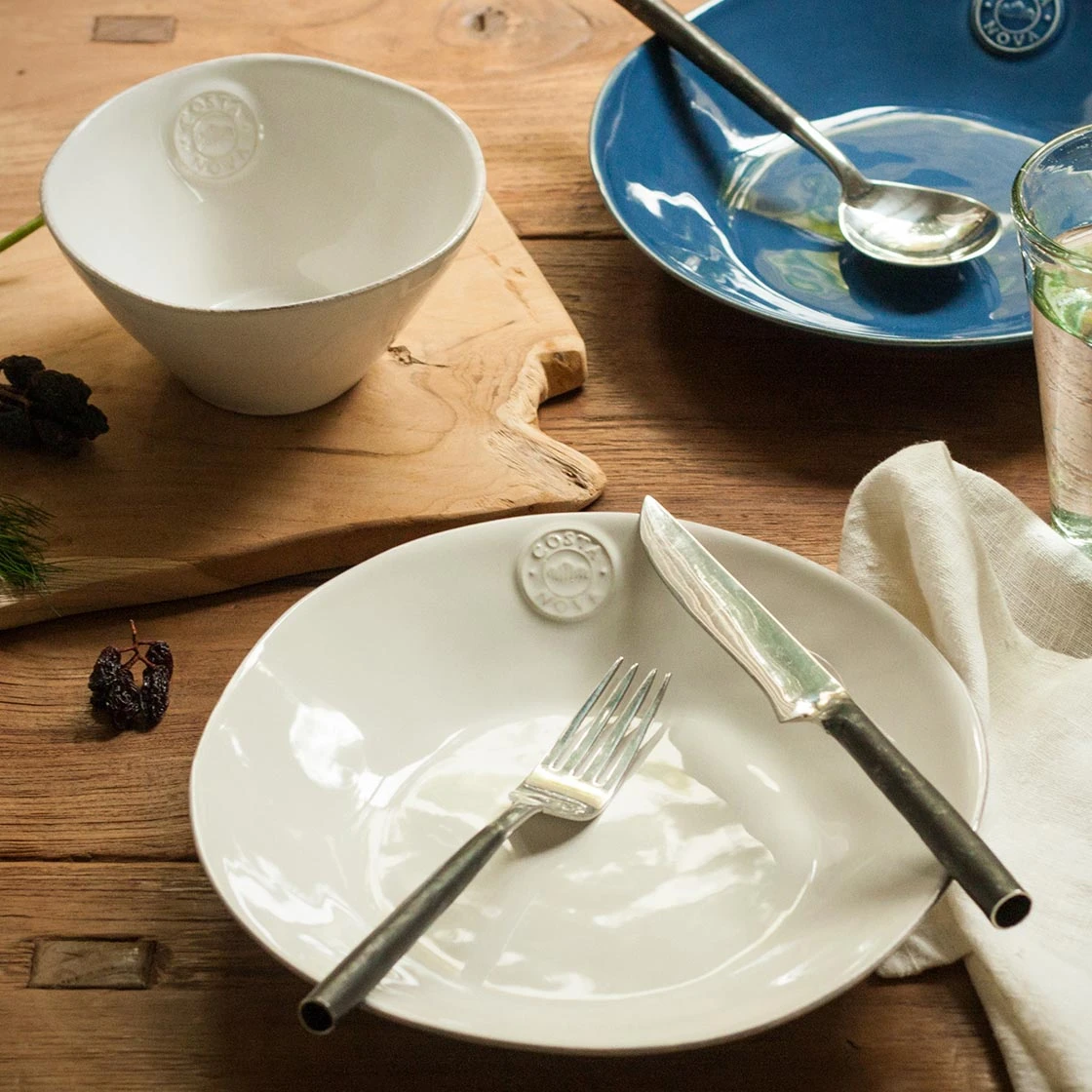 廃盤】パスタプレート 2枚セット/ナチュラルカラー［コスタノバ］