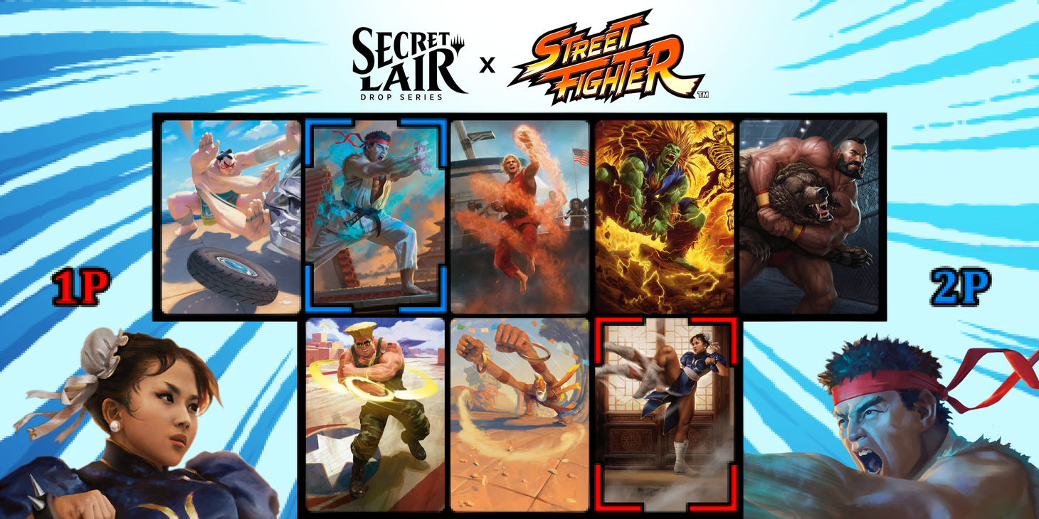 Exclusive: Street Fighter MTG Crossover Cards and February Secret