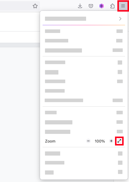 全画面表示を利用するには | Firefox ヘルプ