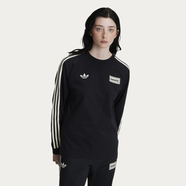 adidas Originals × Oasis ツアー スリーストライプス 長袖Tシャツ