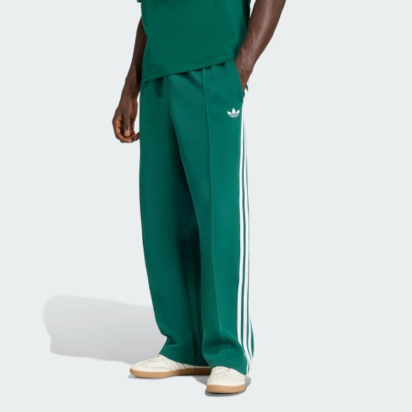 adidas Adicolor Spacer Baggy Track Pants - Green | Free Shipping