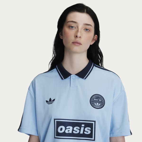 adidas Originals × Oasis ツアー ジャカード ジャージ - ブルー