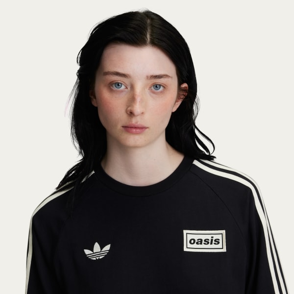 adidas Originals × Oasis ツアー スリーストライプス 長袖Tシャツ