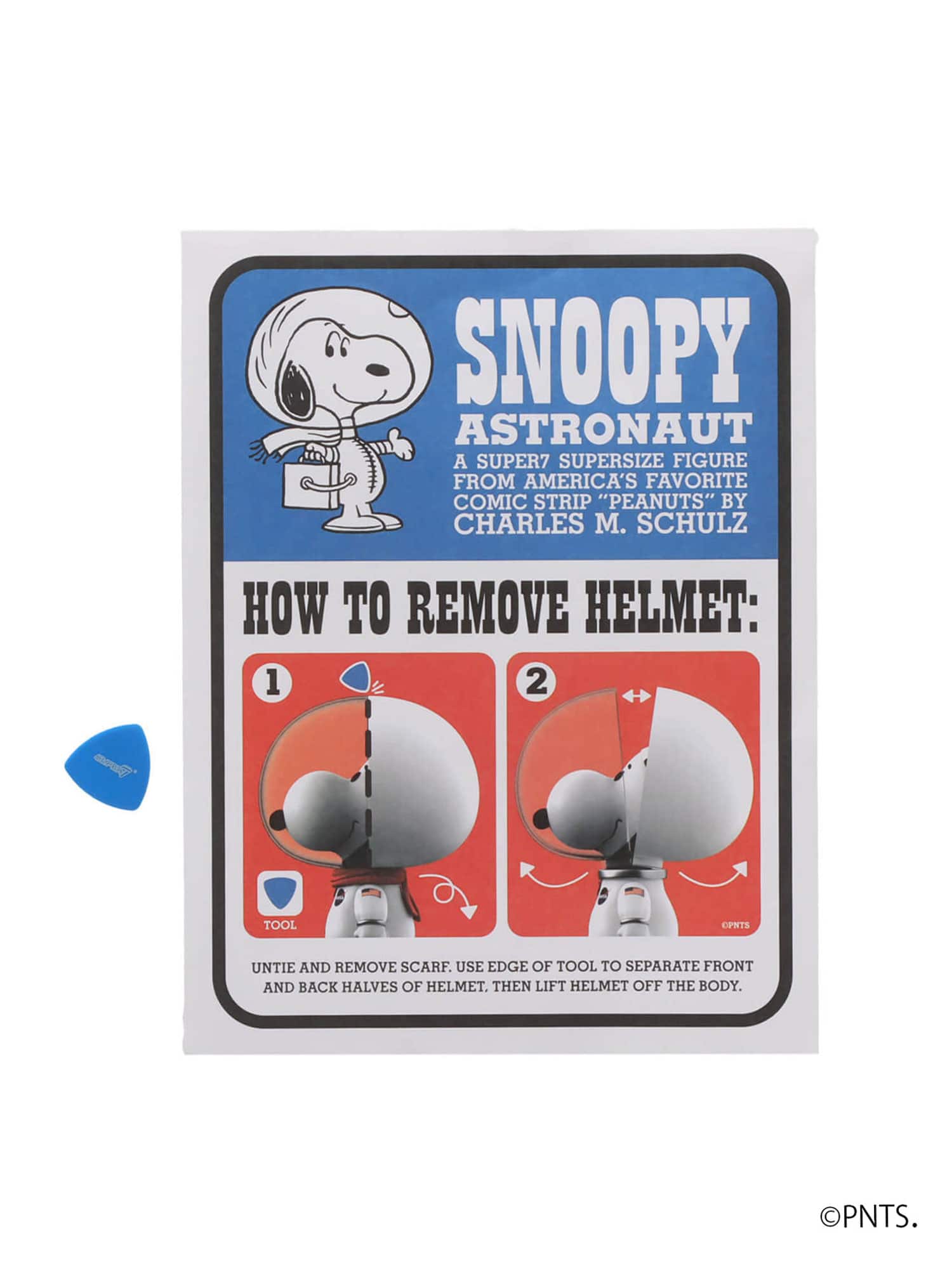 SUPER7 PEANUTS SUPERSIZE VINYL - SNOOPY (SILVER SPACESUIT) | atmos
