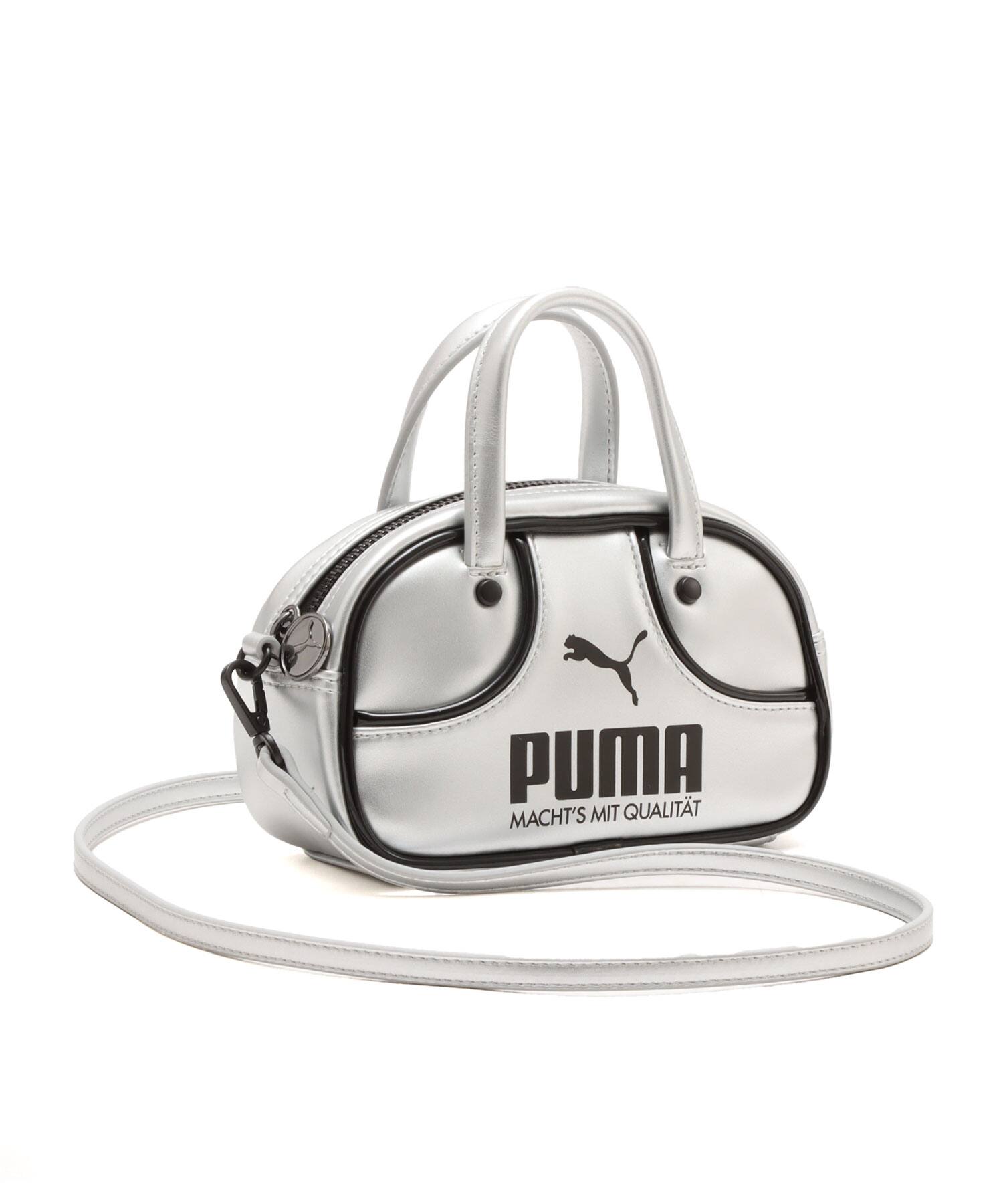 PUMA PUMA 1976 METALLIC MICRO GRIP BAG GLACIAL GRAY-PUMA BLACK