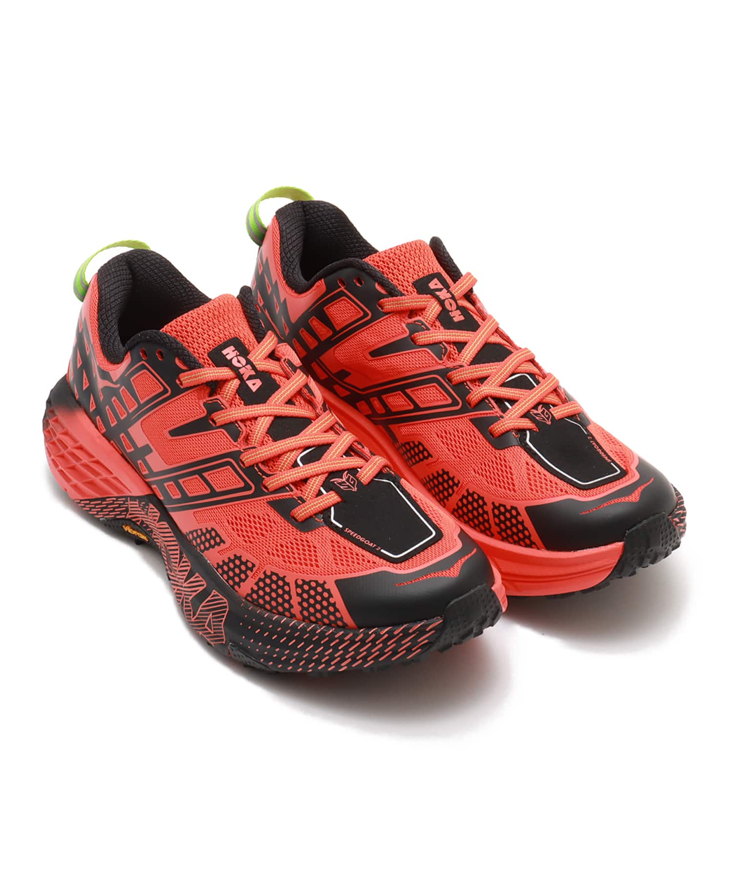 HOKA SPEEDGOAT 2 TOMATO / ELECTRIC GREEN（ホカ スピードゴート 2