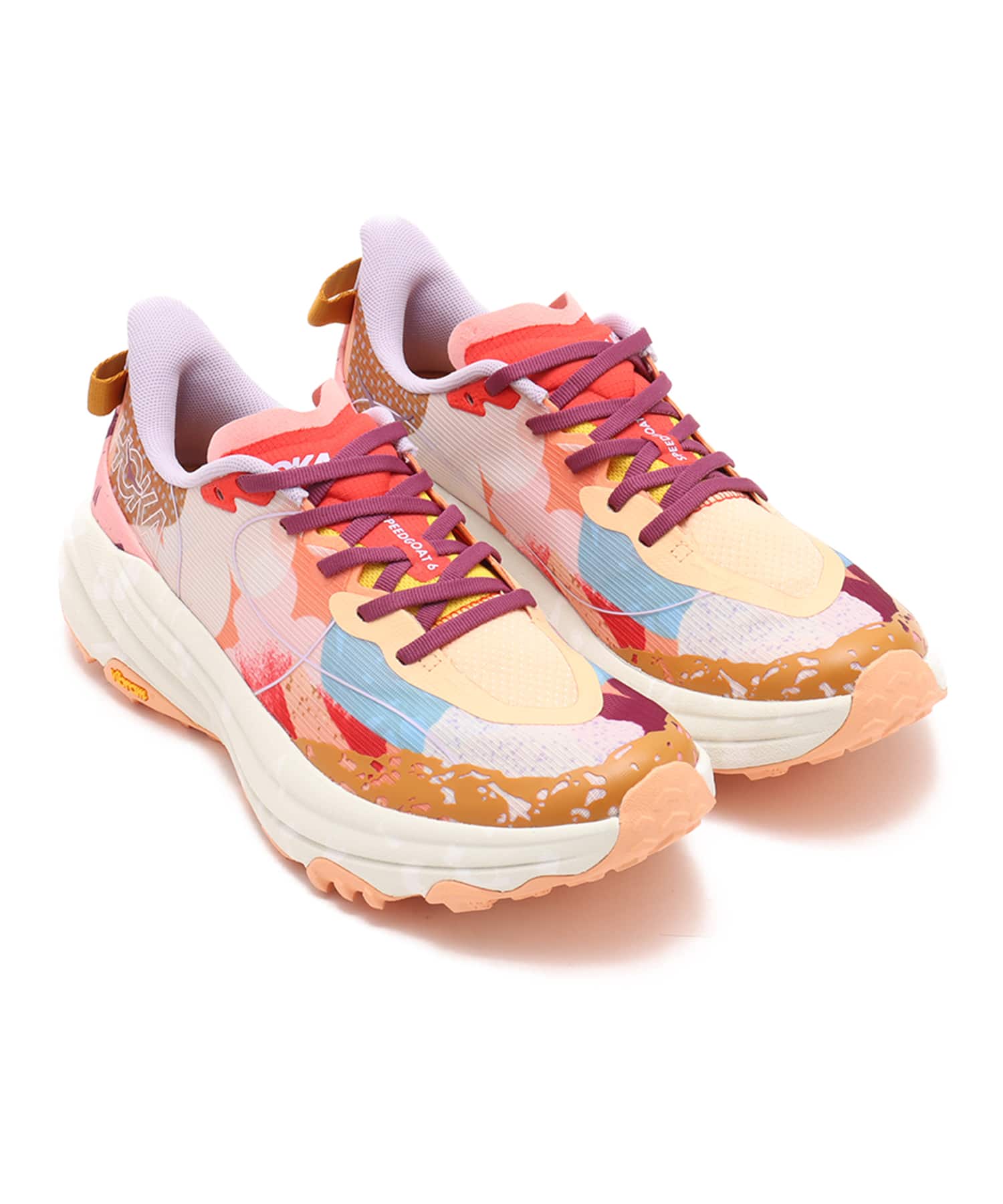 HOKA SPEEDGOAT 6 STUDIO PROBA CADMIUM ORANGE / WHISPER GREEN（ホカ