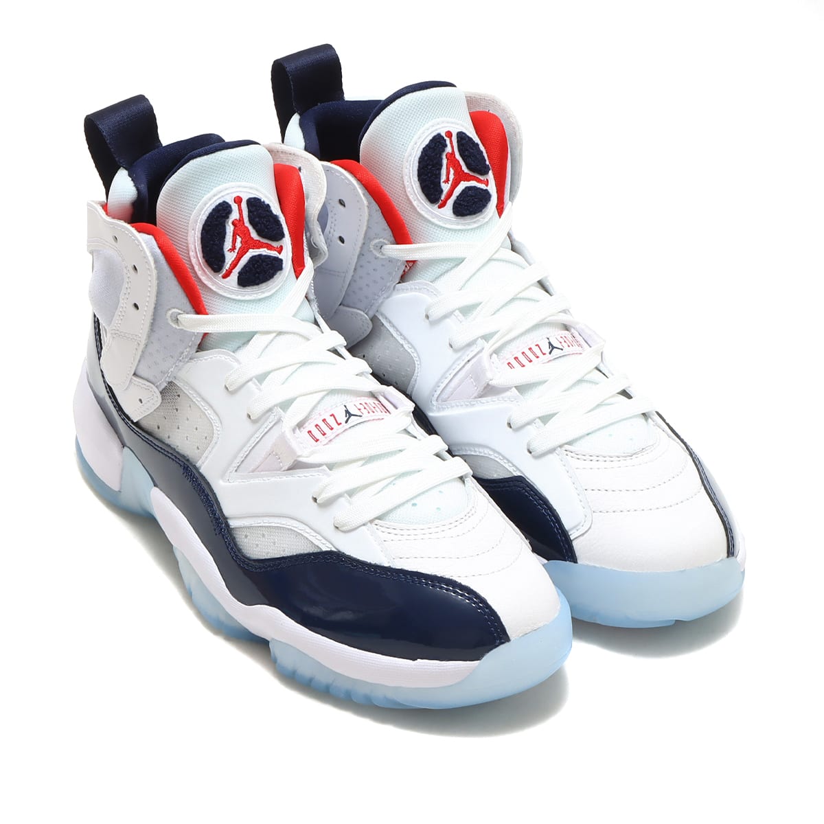 JORDAN BRAND JUMPMAN TWO TREY WHITE/NAVY-UNIVERSITY RED 22HO-I