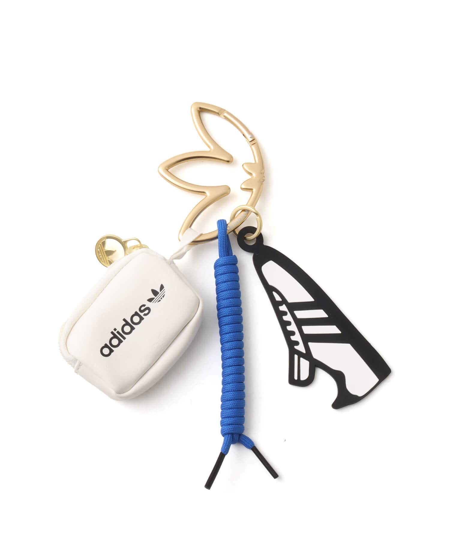 adidas KEY CHAIN ゴールドメタリック/セミルシッドレッド/ブルー