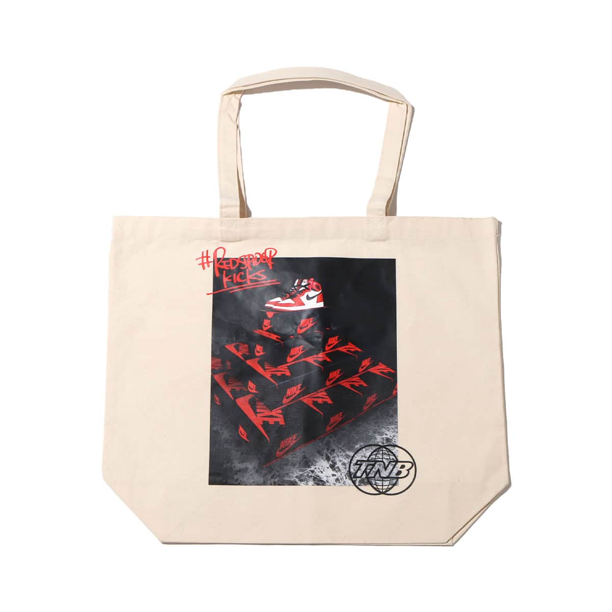 THE NETWORK BUSINESS x RED SPIDER KICKS SNEAKER TOWER TOTE BAG