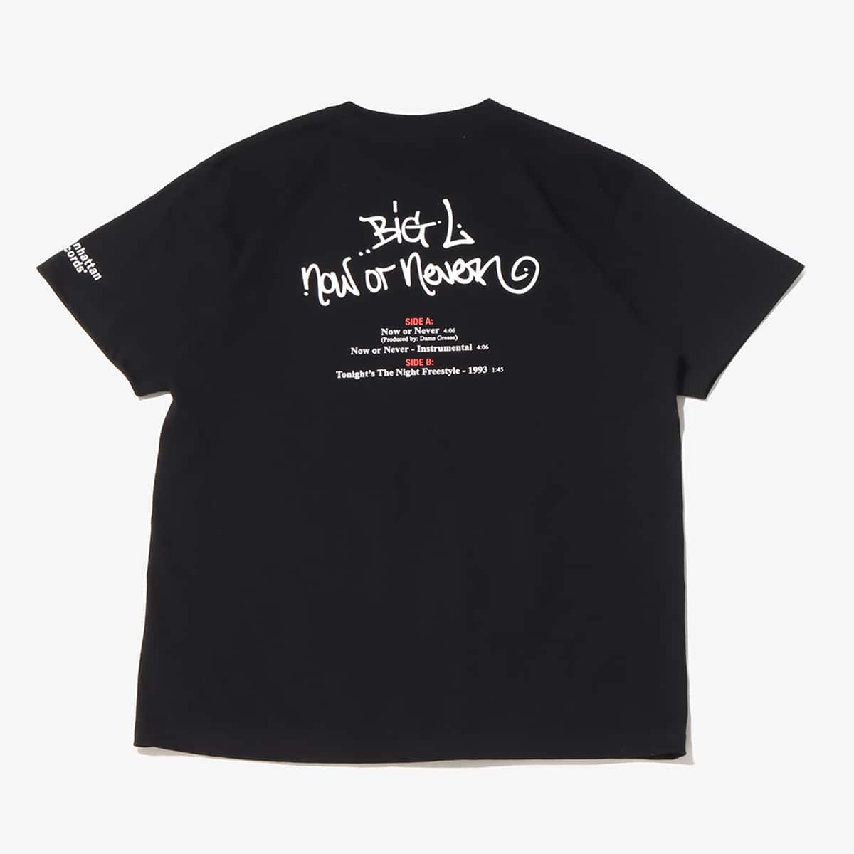 atmos × BIG L × Manhattan Records Photo T-shirts BLACK（アトモス