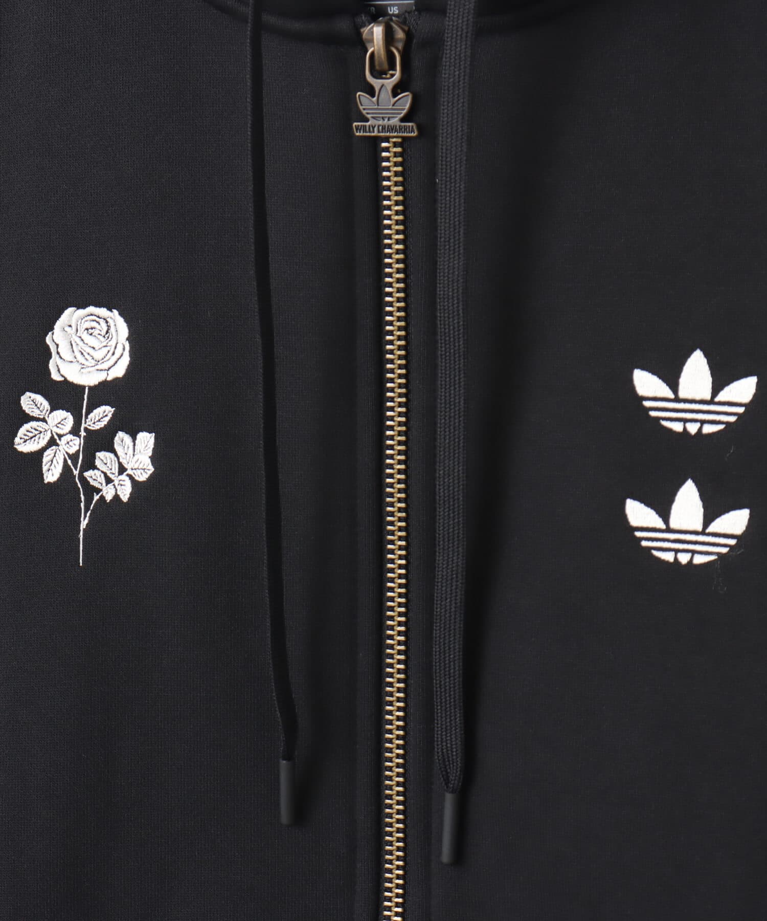 adidas CHAVARRIA SIGNATURE ZIP HOODIE ブラック（アディダス