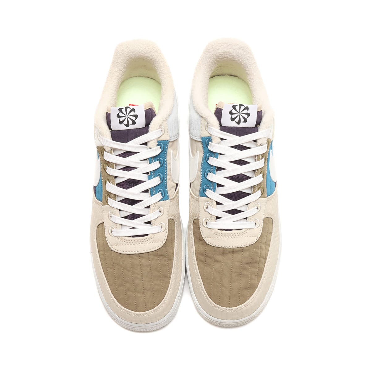 NIKE AIR FORCE 1 '07 LX NN BROWN KELP/SAIL-RATTAN-CAVE PURPLE 21HO