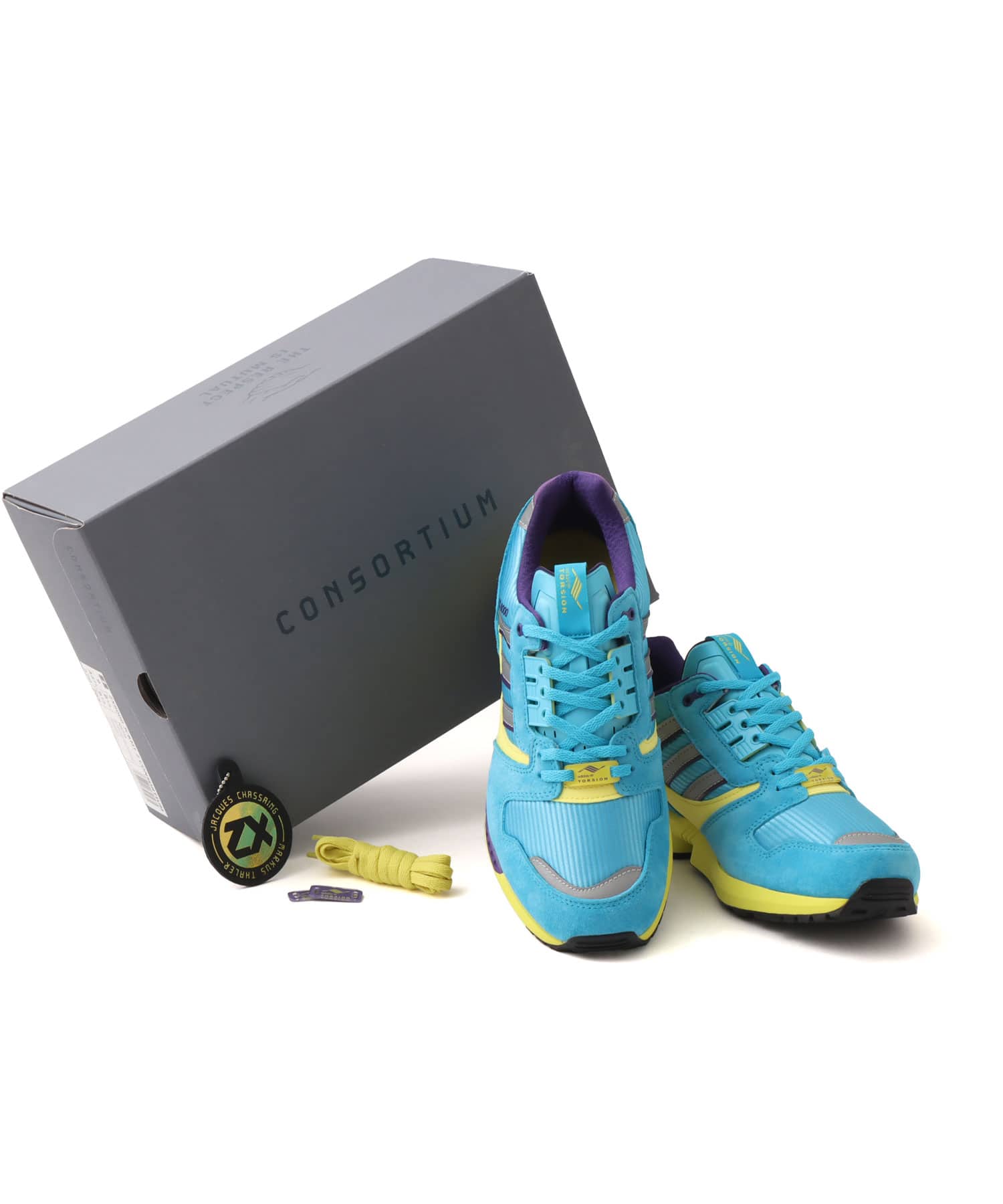 adidas ZX8000 JC & MT 2 CONSORTIUM BLUGLO/BLUGLO/UNIPUR