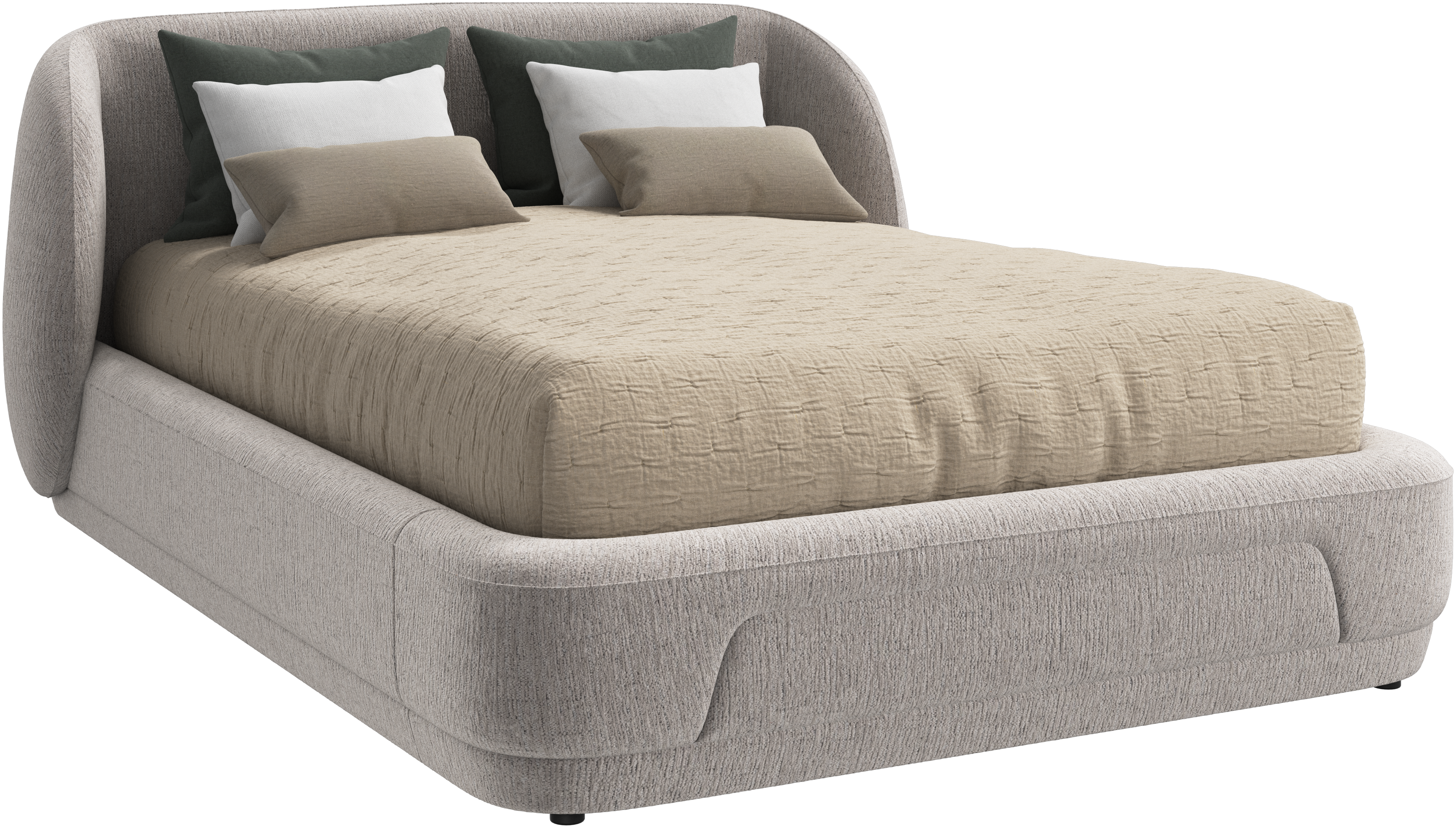 スーパークイーンベッド | エレガントで快適なデザイナーベッド | ボー