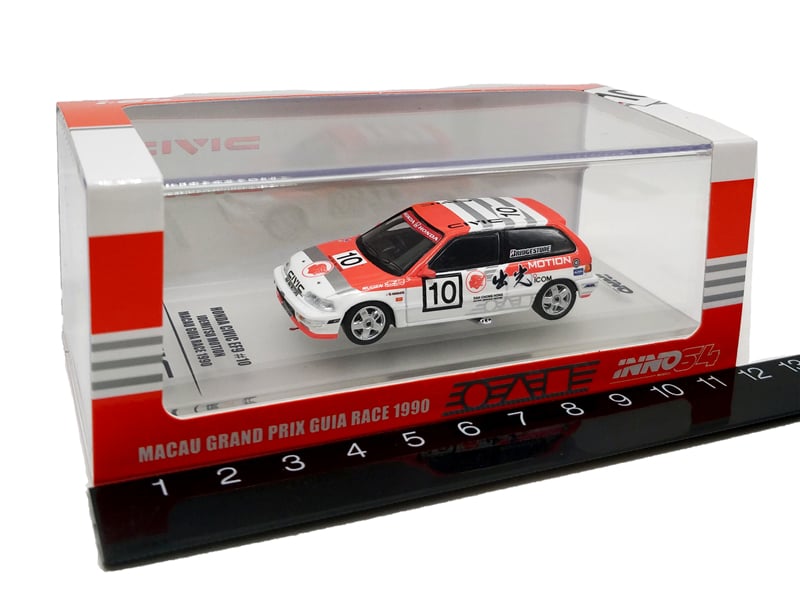 Honda Civic EF9 Grade A #10 IDEMITSU Macao 1990 Race Die cast