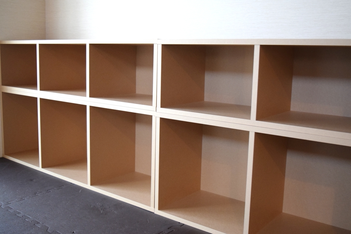 無印良品のボックス収納は自由にカスタマイズできる！圧迫感もないし