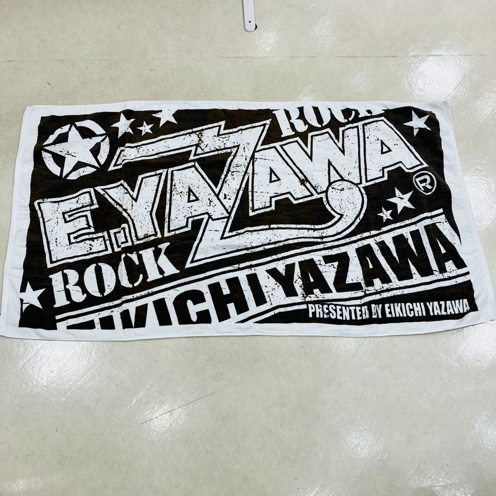 A【保管品】矢沢永吉 スペシャルビーチタオル 永ちゃん E.YAZAWA