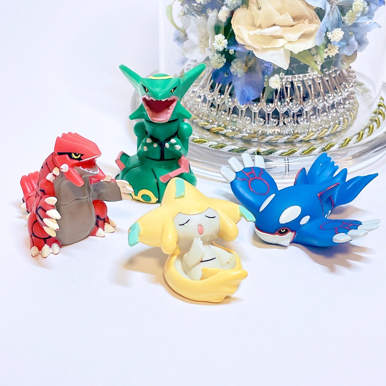 ポケモンキッズ 指人形 伝説・幻 4体セット✨レックウザ ジラーチ