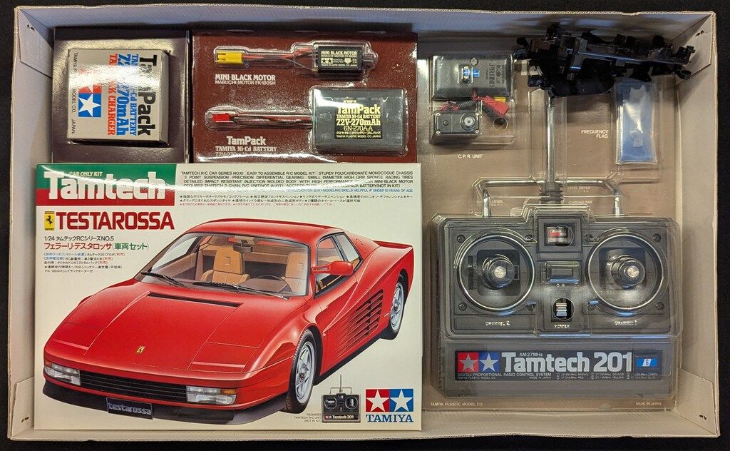 タミヤ 1/24タムテックRCシリーズ フェラーリ テスタロッサ/フルセット