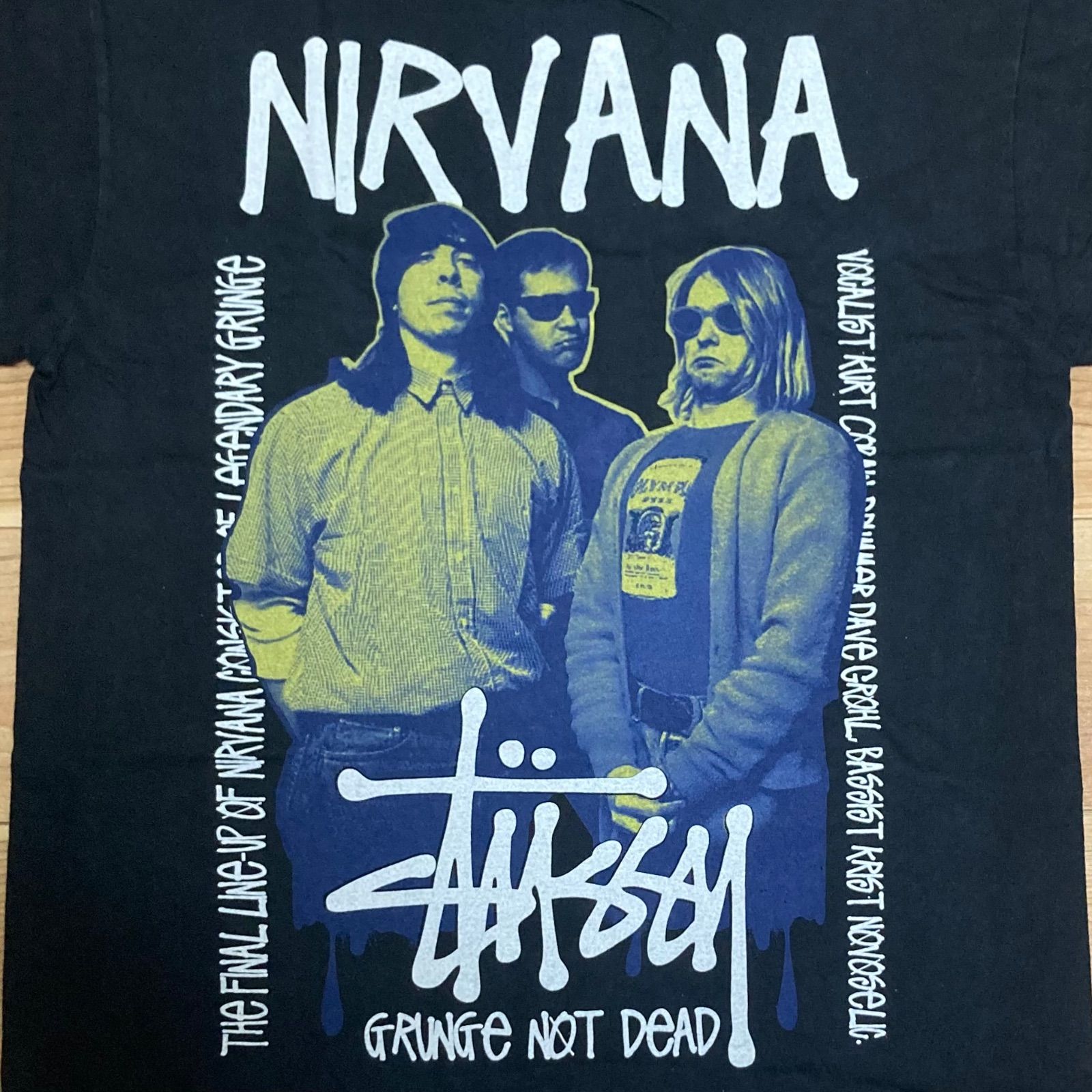 未着用美品 STUSSY Tシャツ Nirvana ニルヴァーナ Kirt Cobain カート