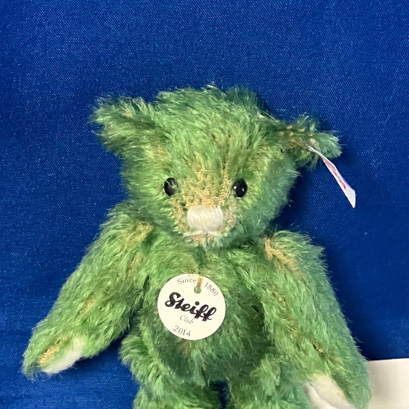 現状品】Steiff シュタイフ 2014 シュタイフクラブ 限定ベア グリーン
