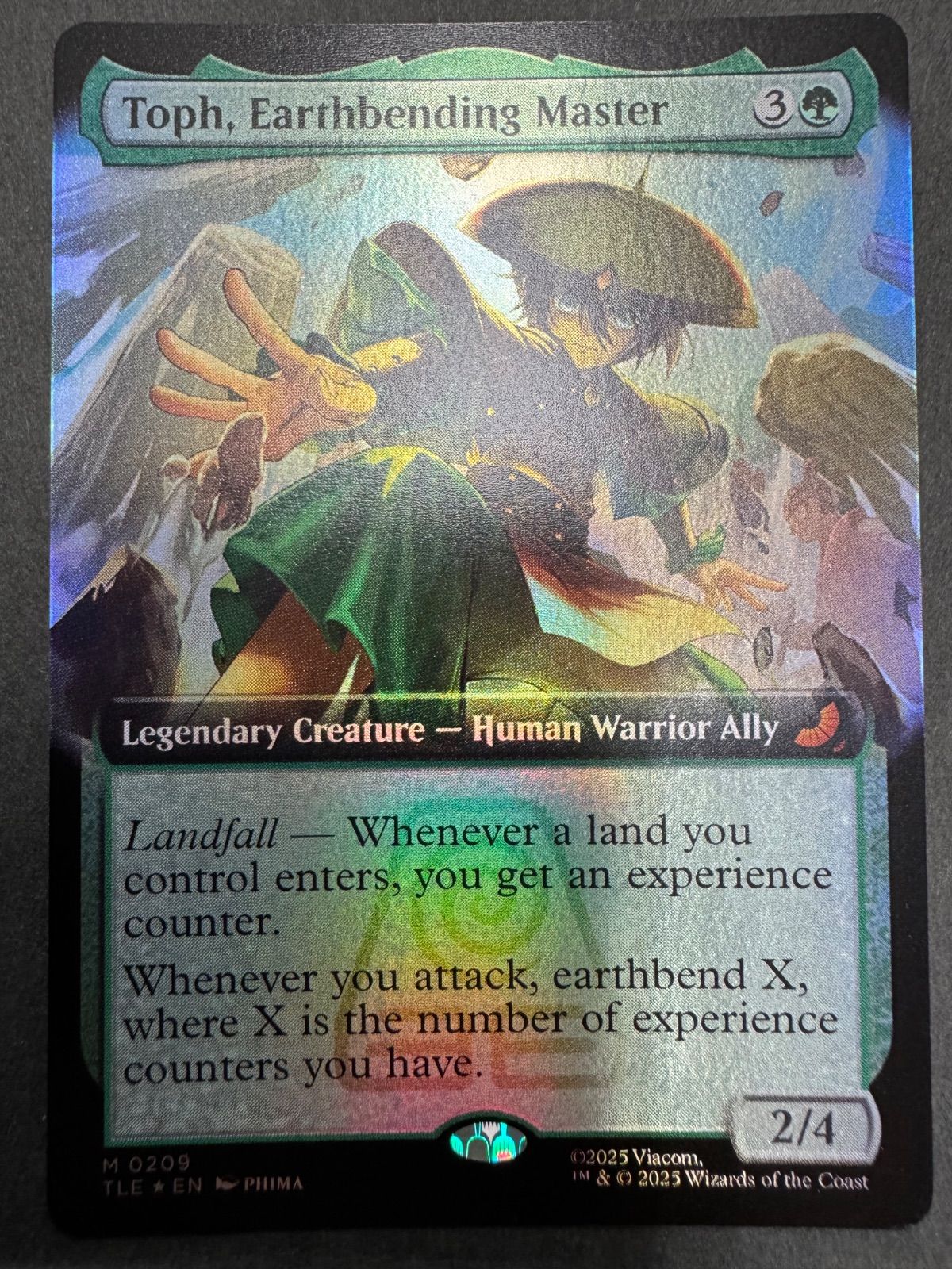 MTG 土の技の達人、トフ 英語 foil 拡張アート TLE アバター - メルカリ